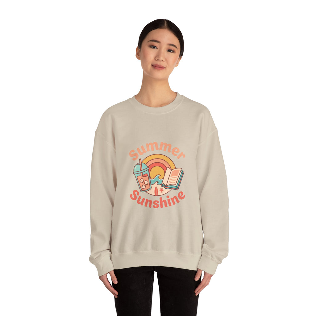 Summer Sunshine graphic sweatshirt | summer aesthetic, pastel coastal vibes