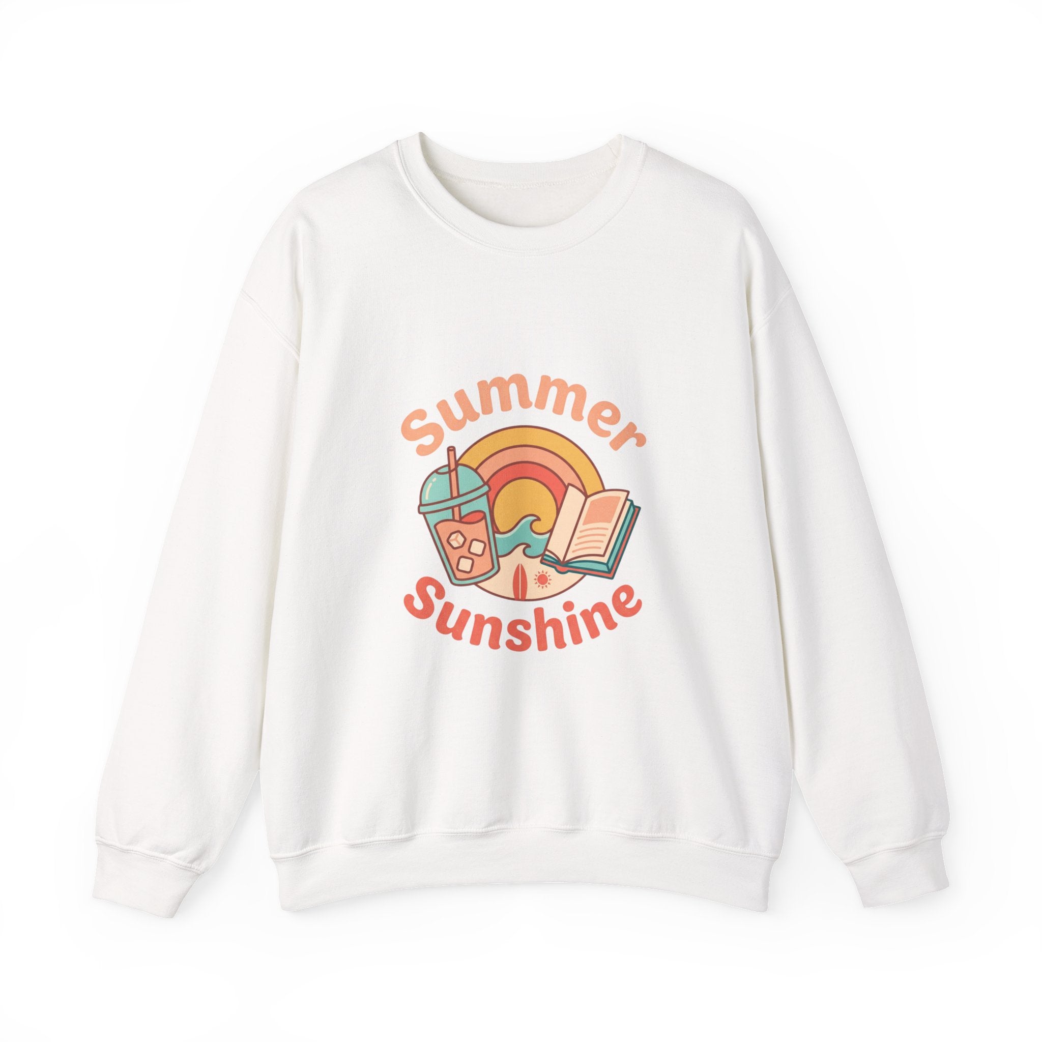 Summer Sunshine graphic sweatshirt | summer aesthetic, pastel coastal vibes