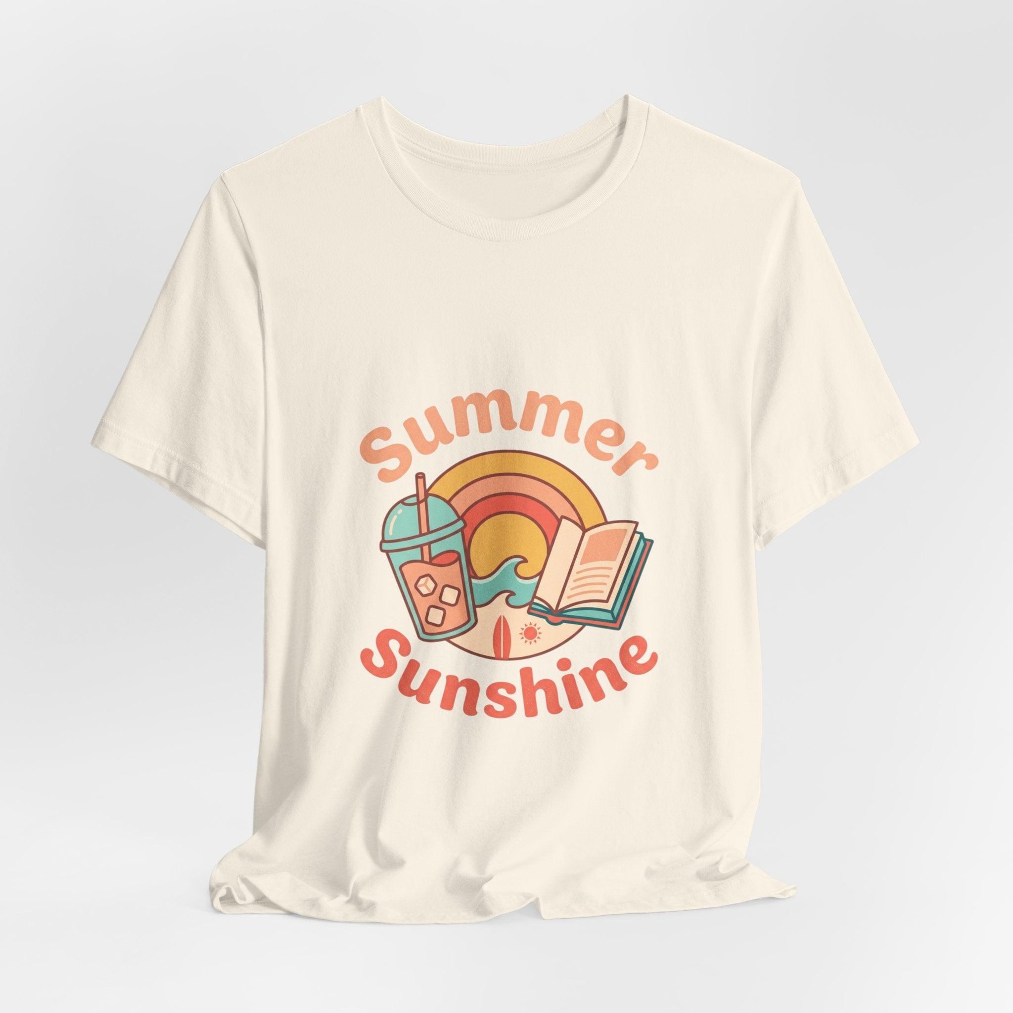 Summer Sunshine Graphic Tee | summer aesthetic, pastel coastal vibes