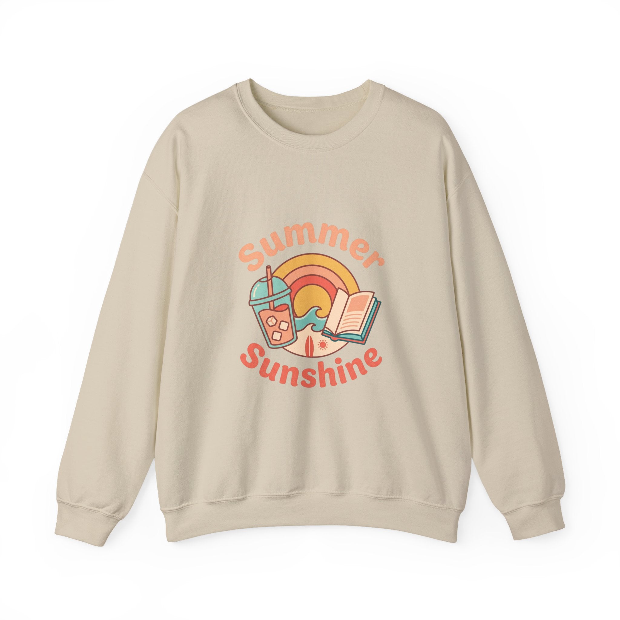 Summer Sunshine graphic sweatshirt | summer aesthetic, pastel coastal vibes