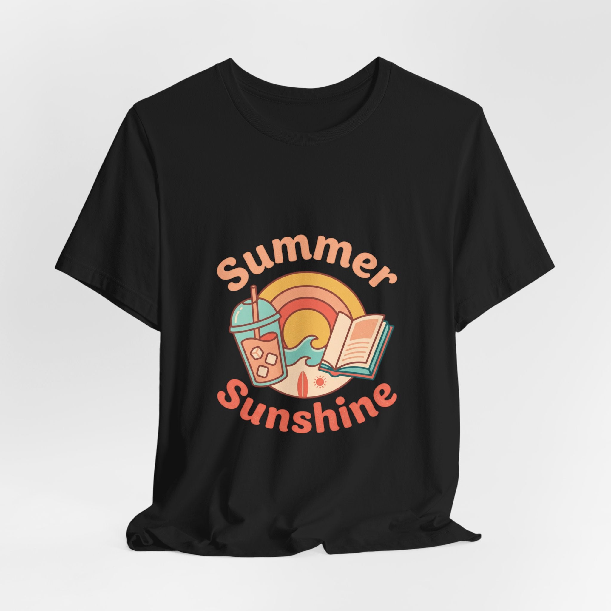 Summer Sunshine Graphic Tee | summer aesthetic, pastel coastal vibes