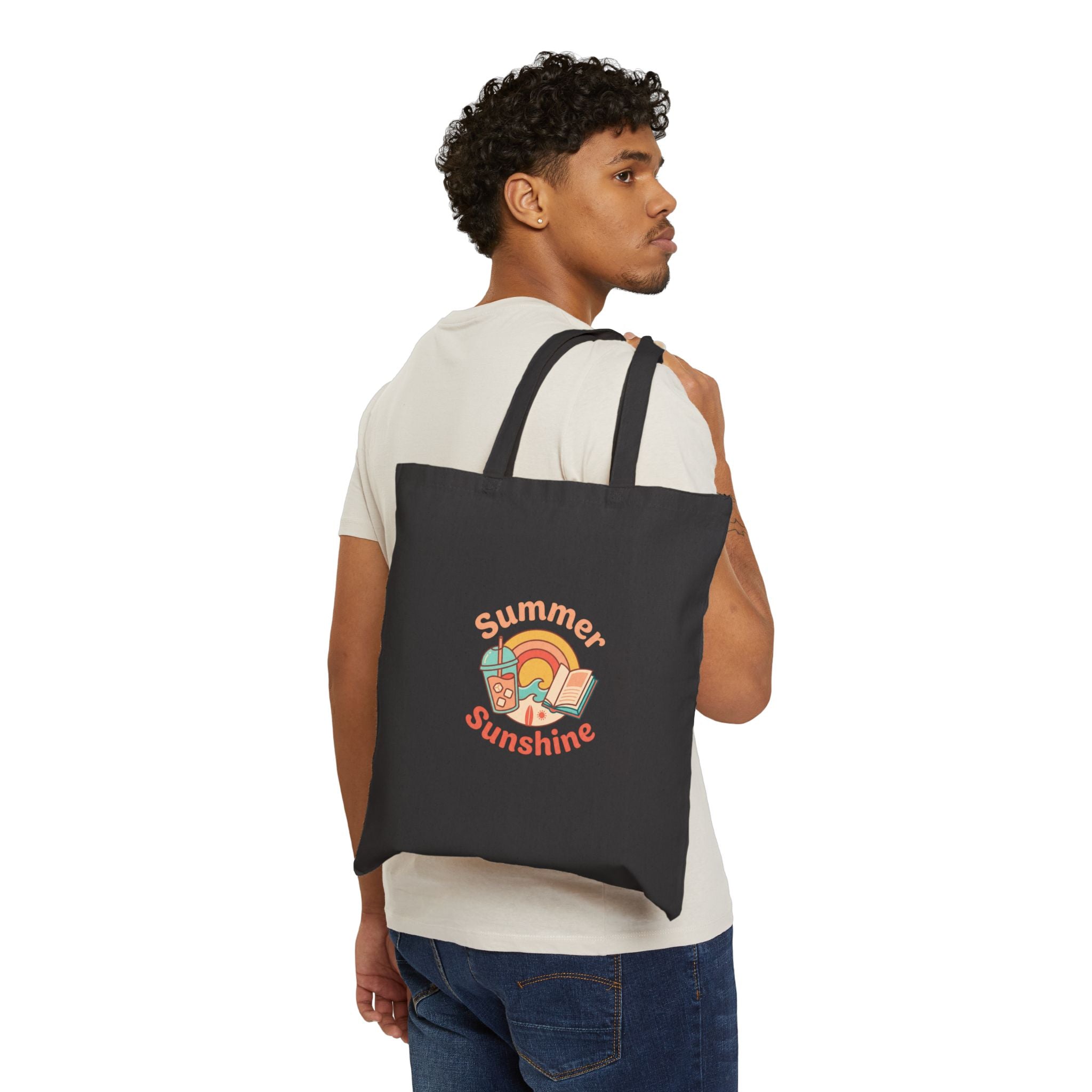 Summer Sunshine Tote | summer aesthetic, coastal vibes, pastel beach tote