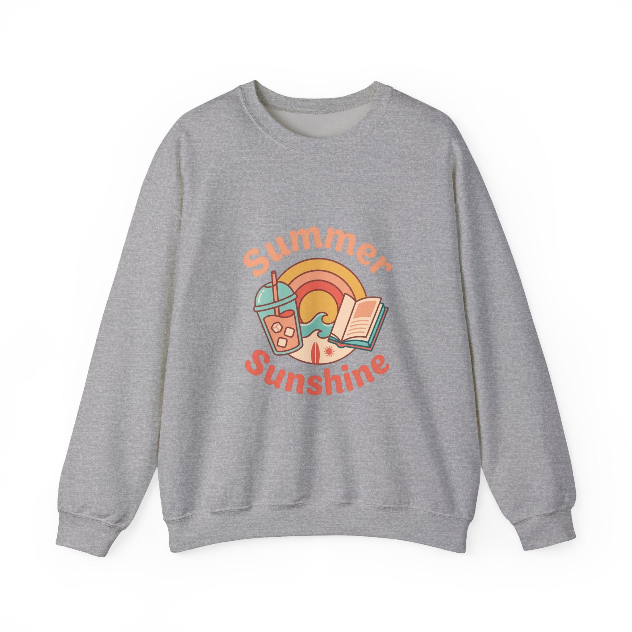 Summer Sunshine graphic sweatshirt | summer aesthetic, pastel coastal vibes