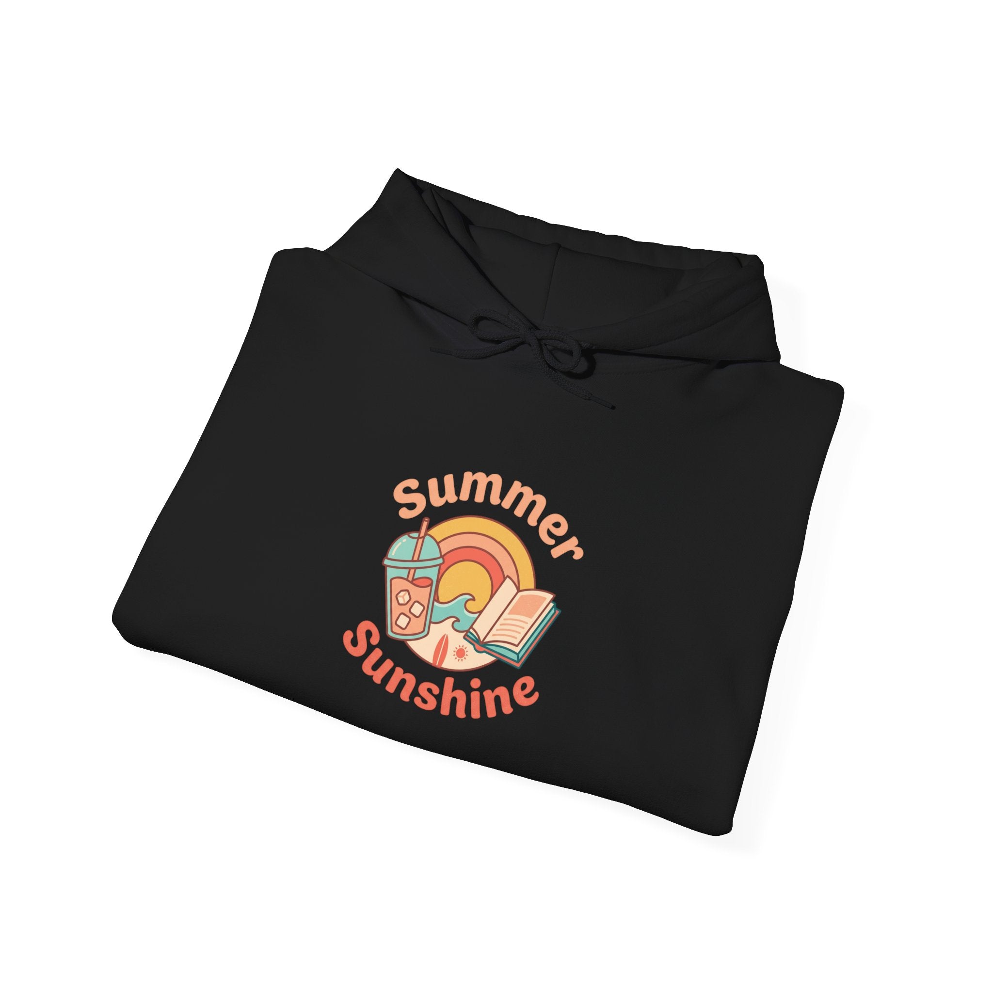 Summer Sunshine Retro Sunburst Hoodie | summer aesthetic, pastel coastal vibes