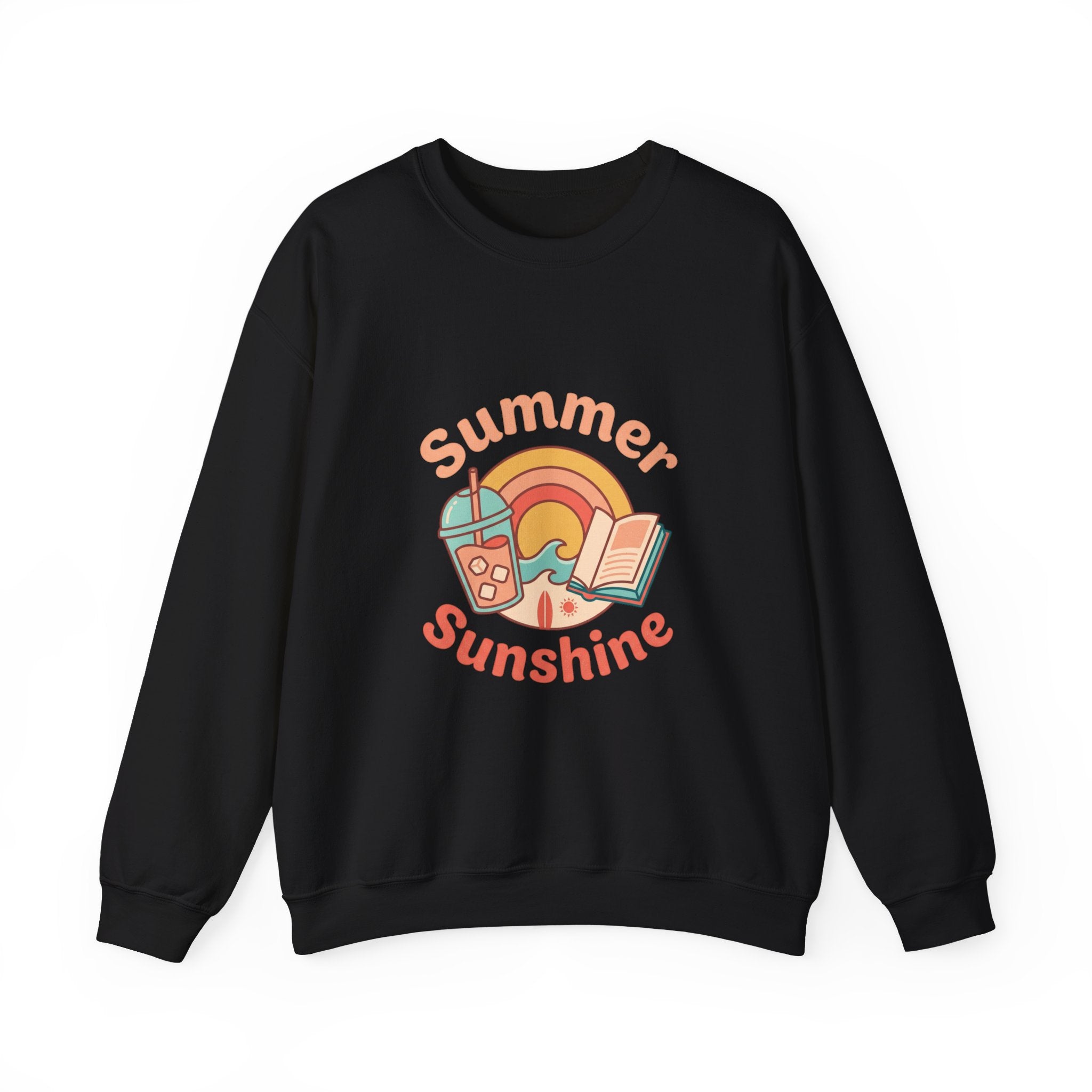 Summer Sunshine graphic sweatshirt | summer aesthetic, pastel coastal vibes