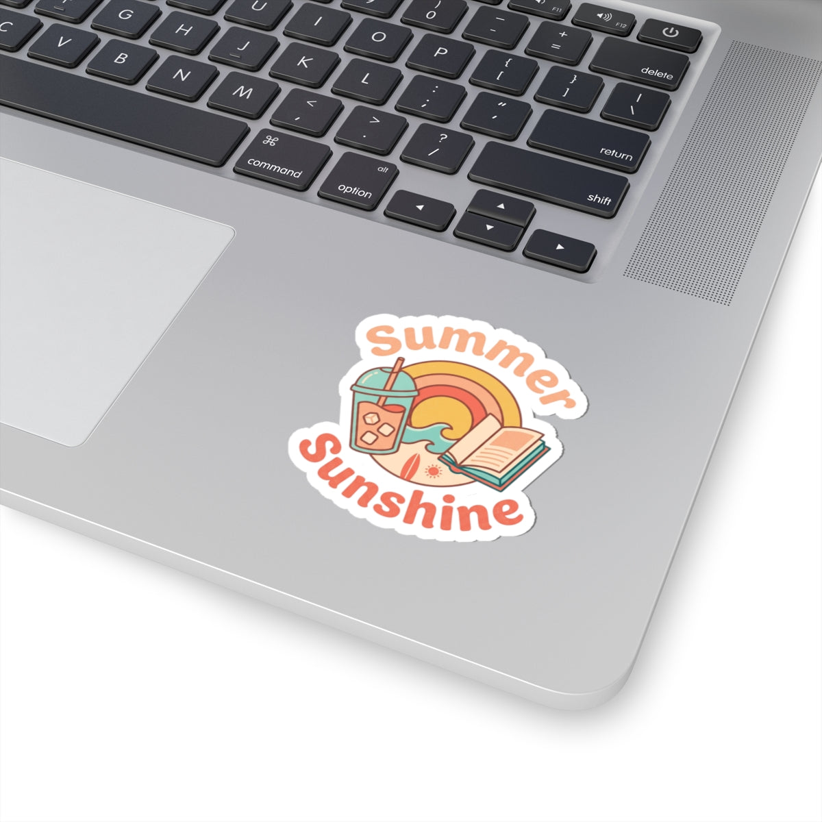 Summer Sunshine kiss-cut stickers | summer aesthetic, pastel coastal vibes