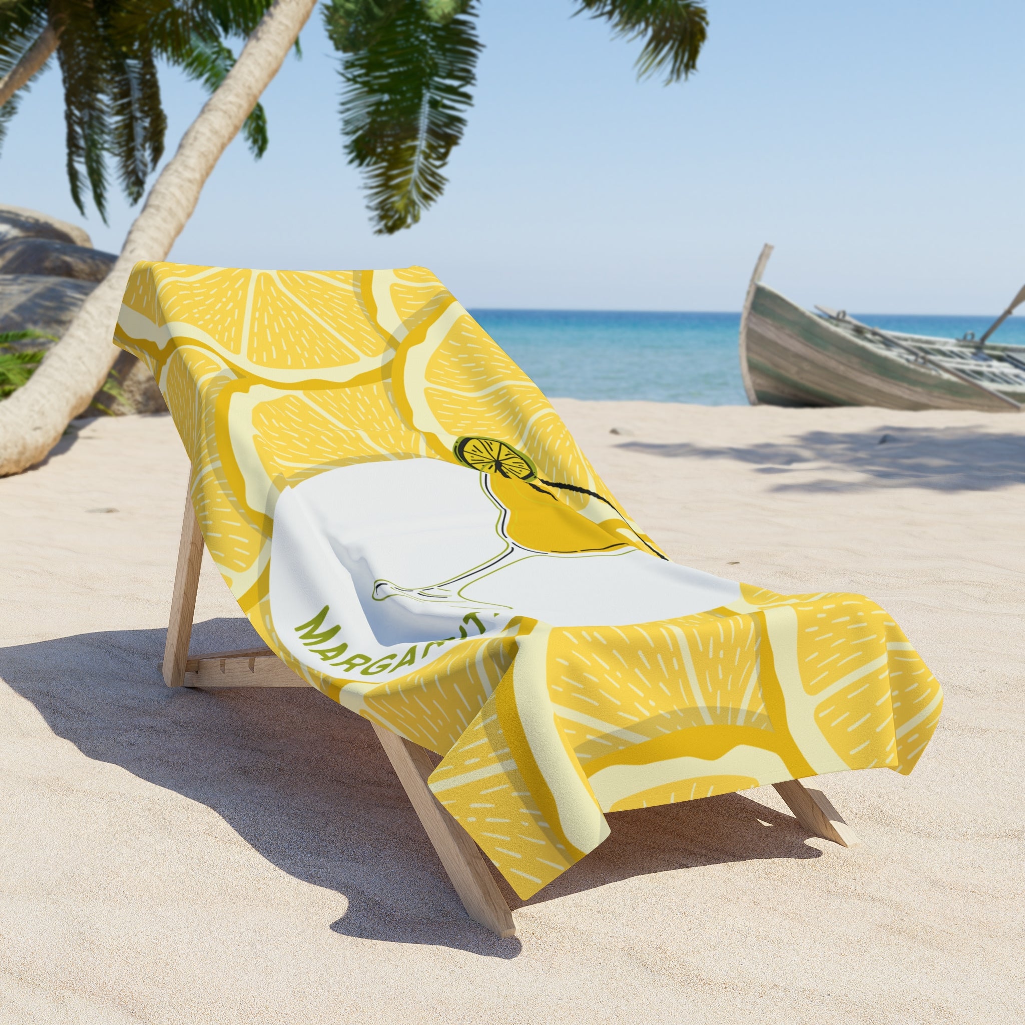 Heavyweight Beach Towel — Vivid Print, Soft