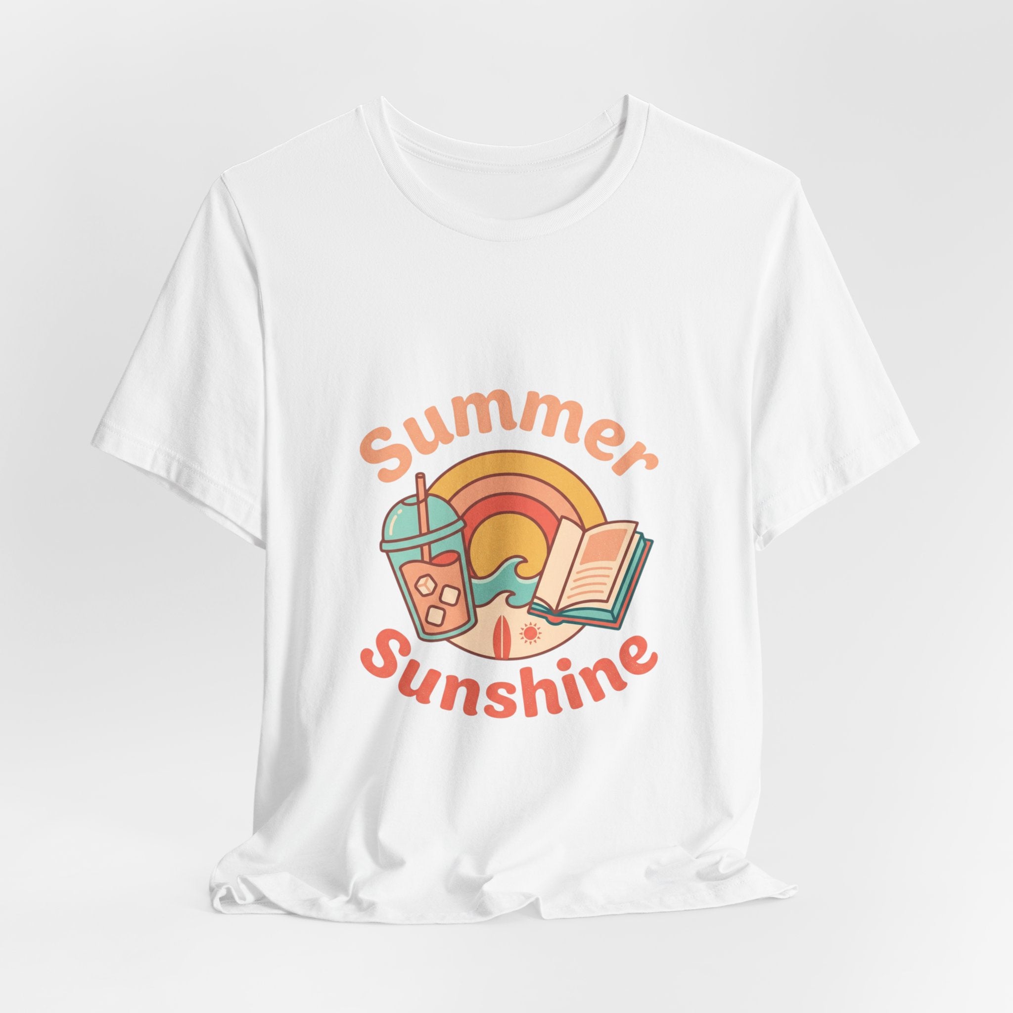 Summer Sunshine Graphic Tee | summer aesthetic, pastel coastal vibes