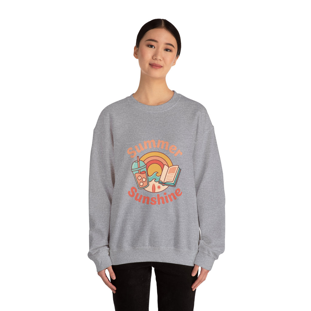 Summer Sunshine graphic sweatshirt | summer aesthetic, pastel coastal vibes