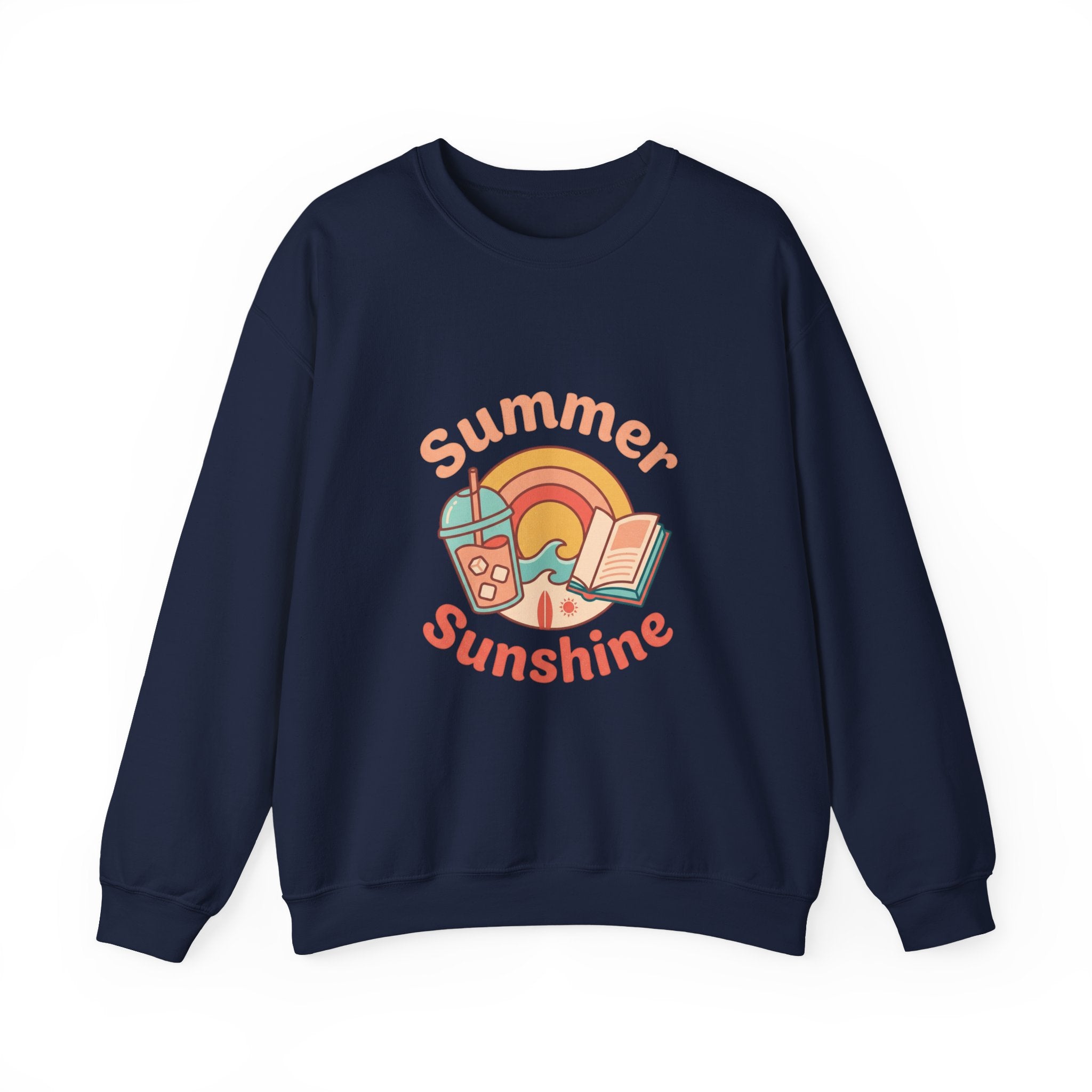 Summer Sunshine graphic sweatshirt | summer aesthetic, pastel coastal vibes