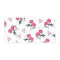 Floral Pink Carnation Beach Towel — Lightweight Summer Beach & Pool Towel