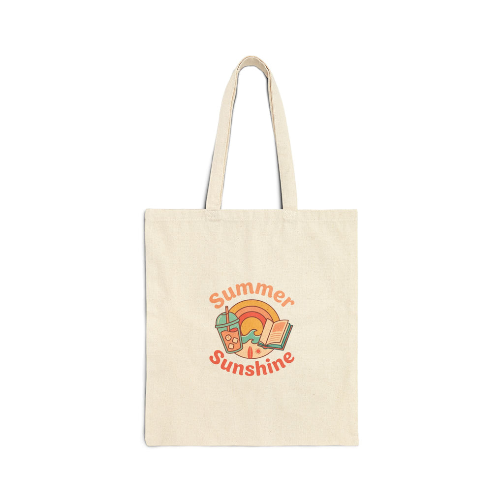 Summer Sunshine Tote | summer aesthetic, coastal vibes, pastel beach tote