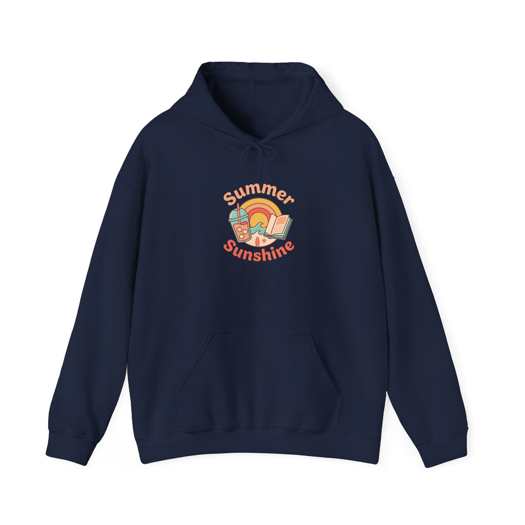 Summer Sunshine Retro Sunburst Hoodie | summer aesthetic, pastel coastal vibes