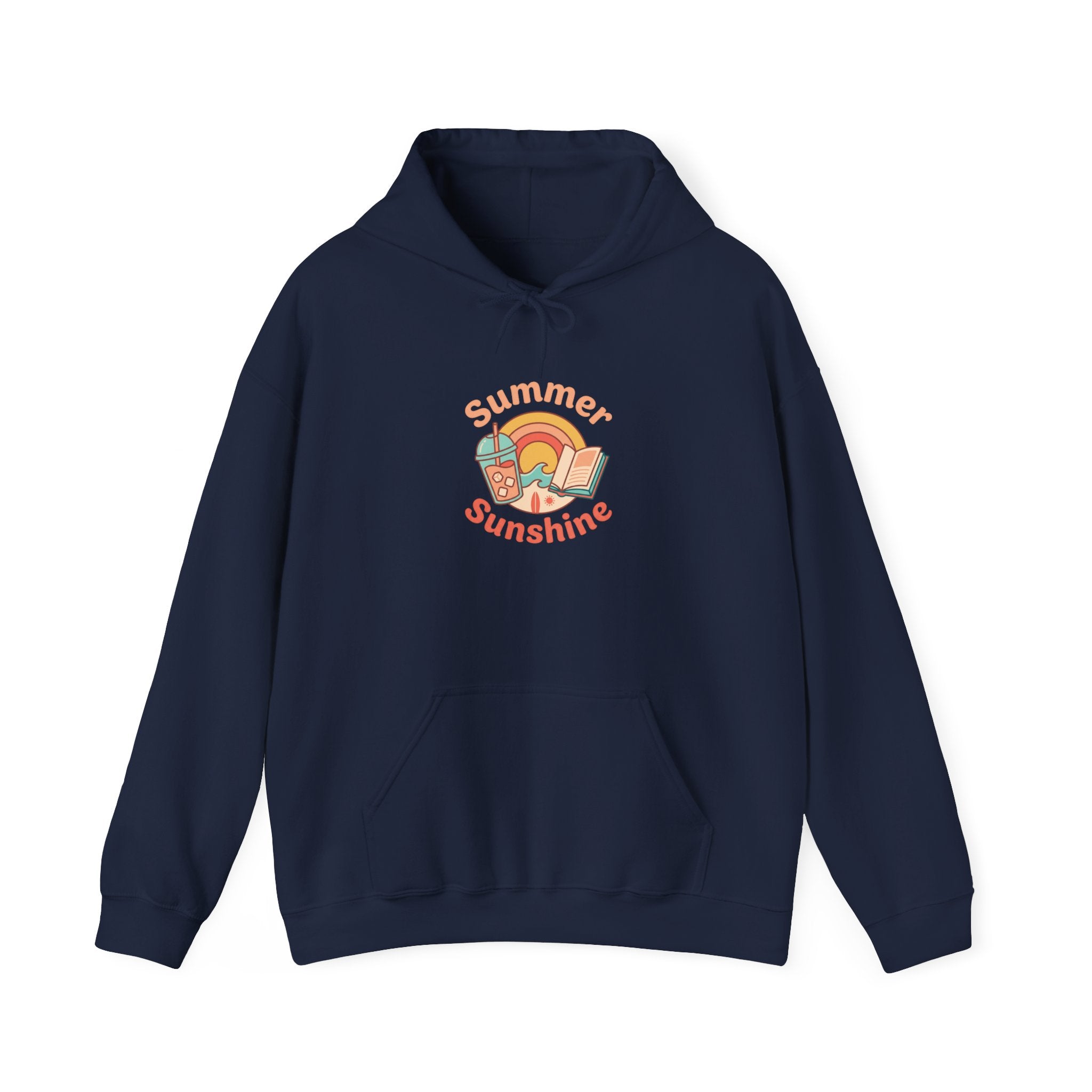 Summer Sunshine Retro Sunburst Hoodie | summer aesthetic, pastel coastal vibes