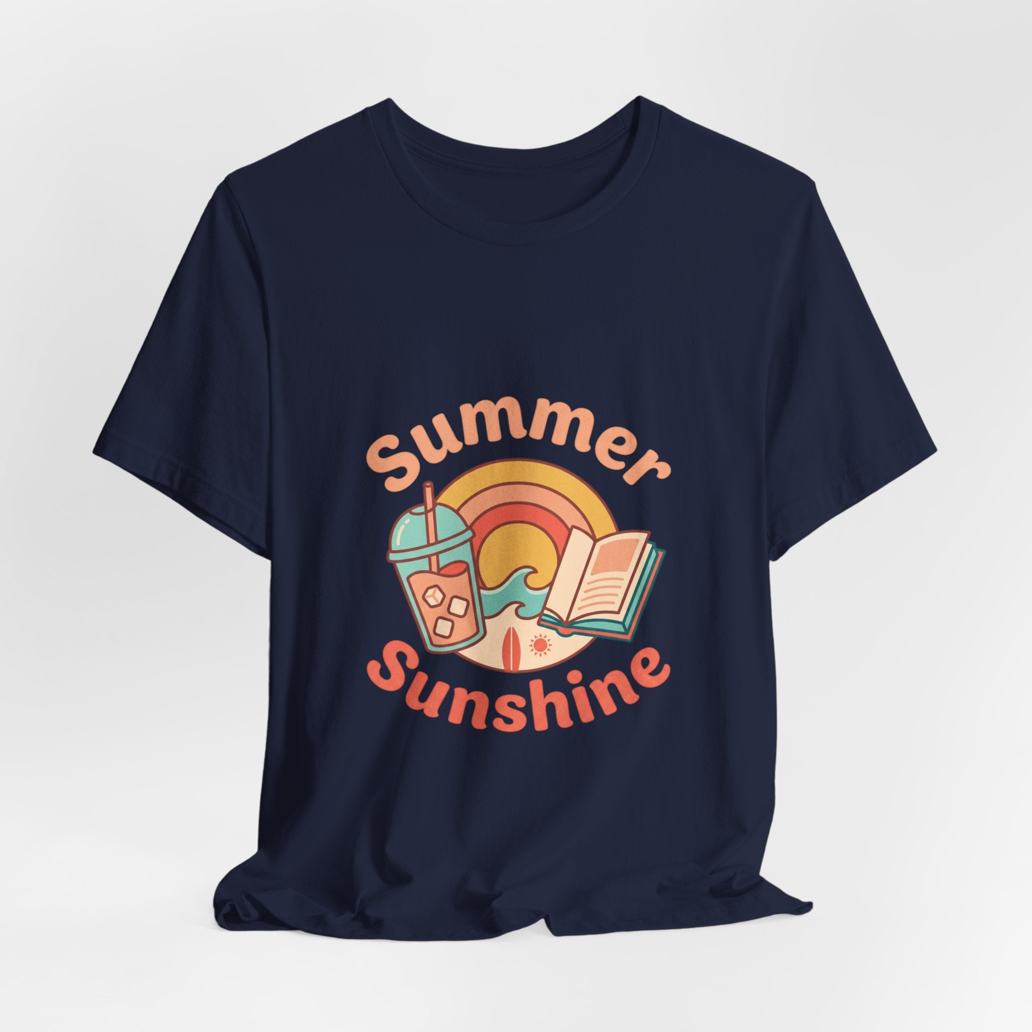 Summer Sunshine Graphic Tee | summer aesthetic, pastel coastal vibes