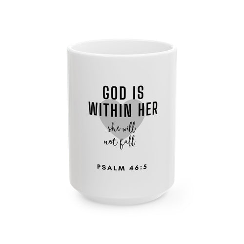 Ditsy Wildflower Ceramic Mug — 11oz & 15oz Floral Coffee Cup