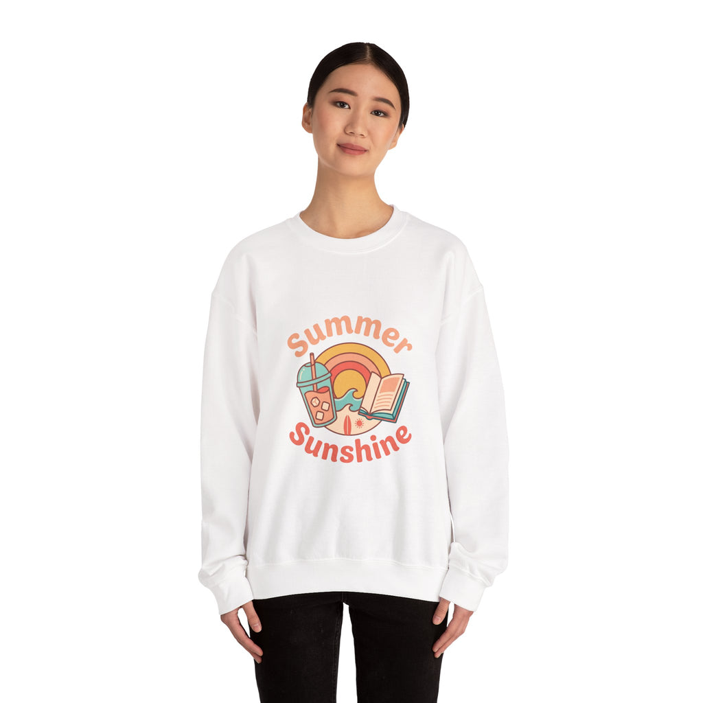 Summer Sunshine graphic sweatshirt | summer aesthetic, pastel coastal vibes