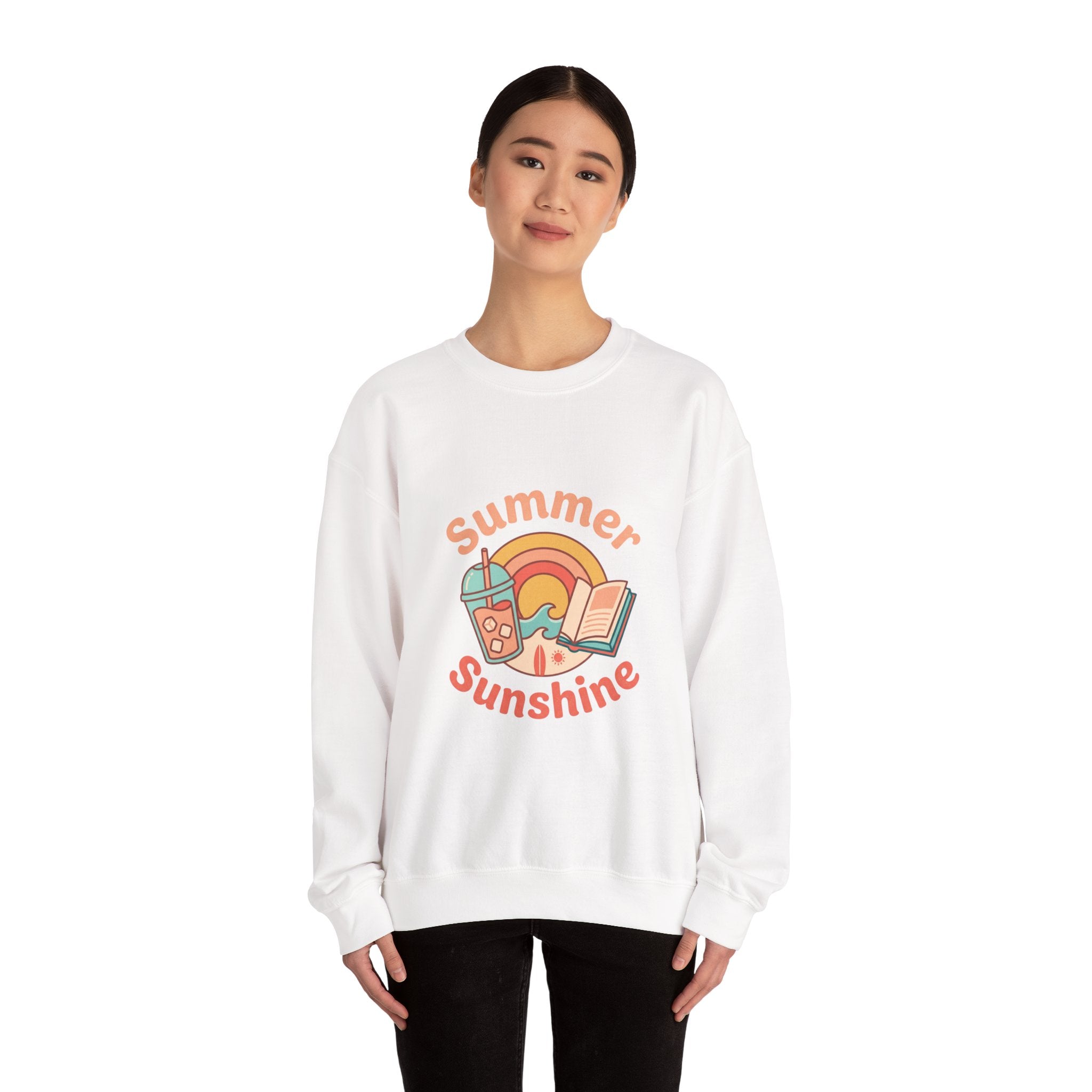 Summer Sunshine graphic sweatshirt | summer aesthetic, pastel coastal vibes