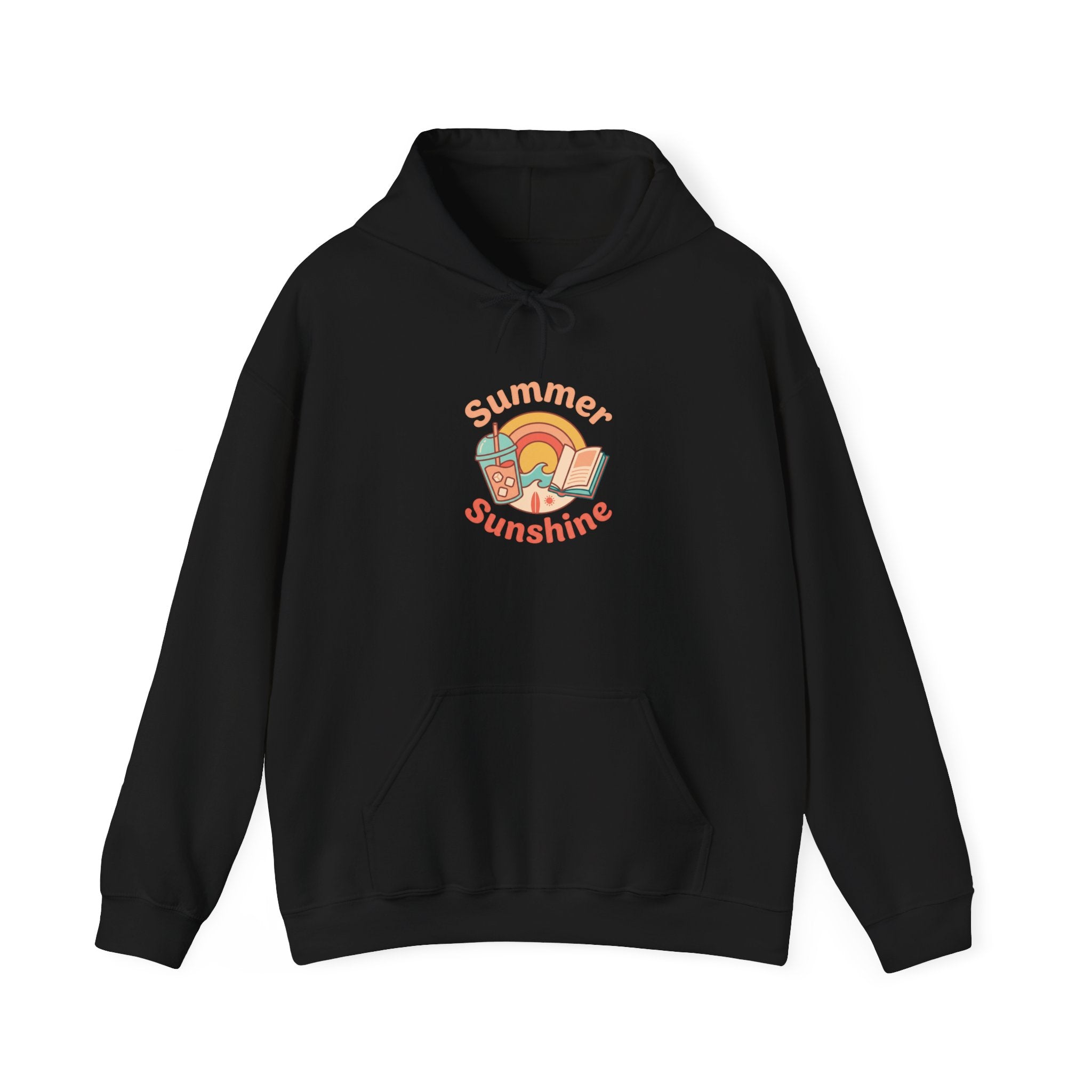 Summer Sunshine Retro Sunburst Hoodie | summer aesthetic, pastel coastal vibes